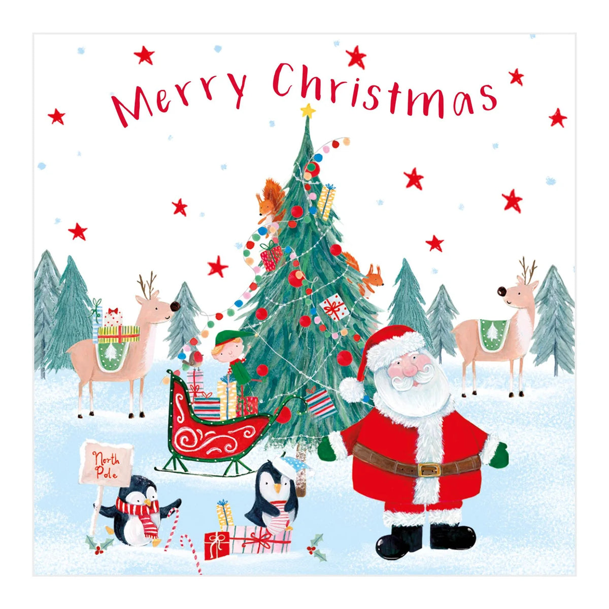 North Pole Xmas Cards 20pk