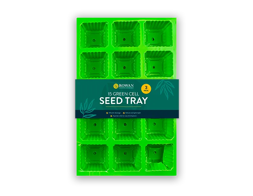 15 Cell Seed Tray 3pk