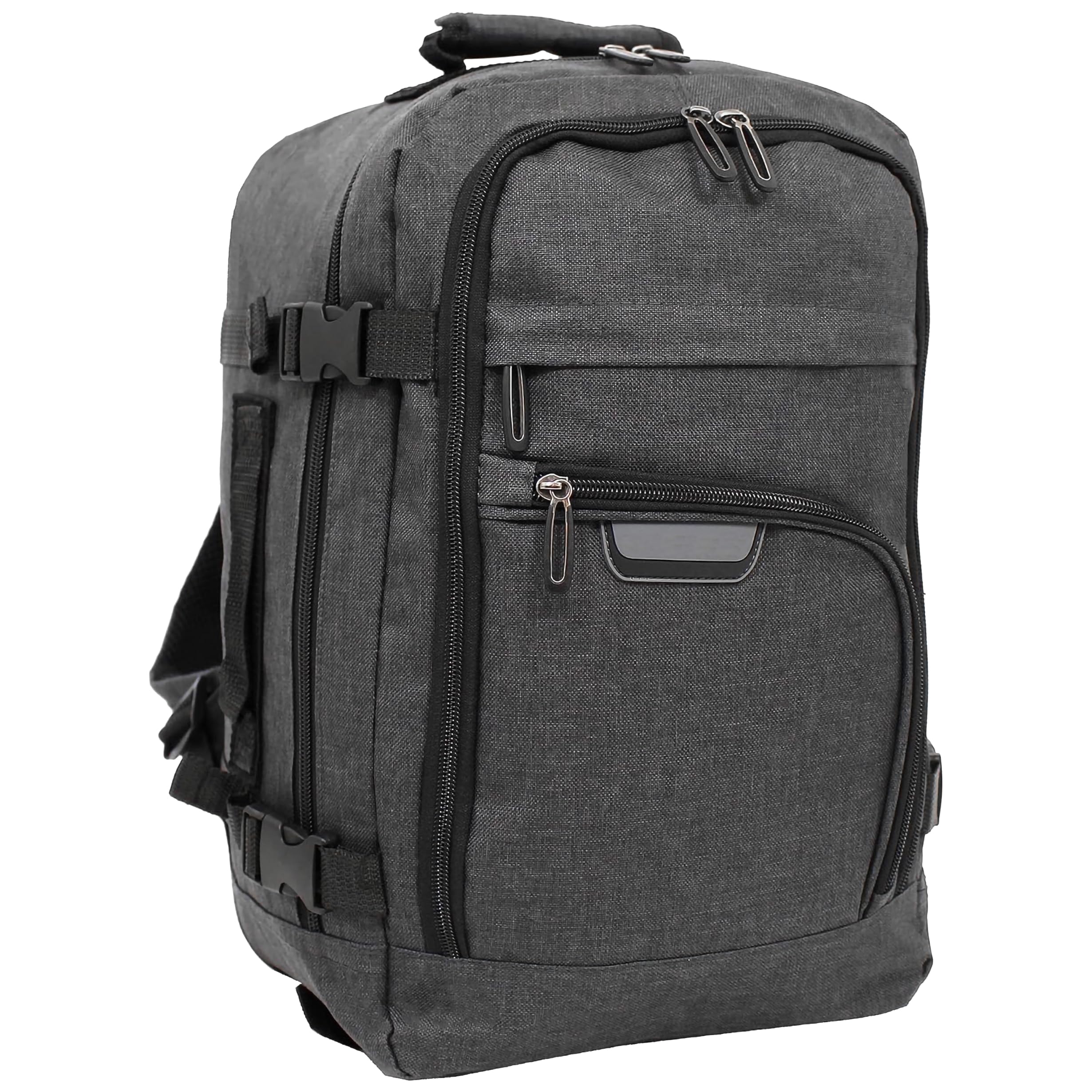 Under Seat Backpack Bag Black & Charcoal