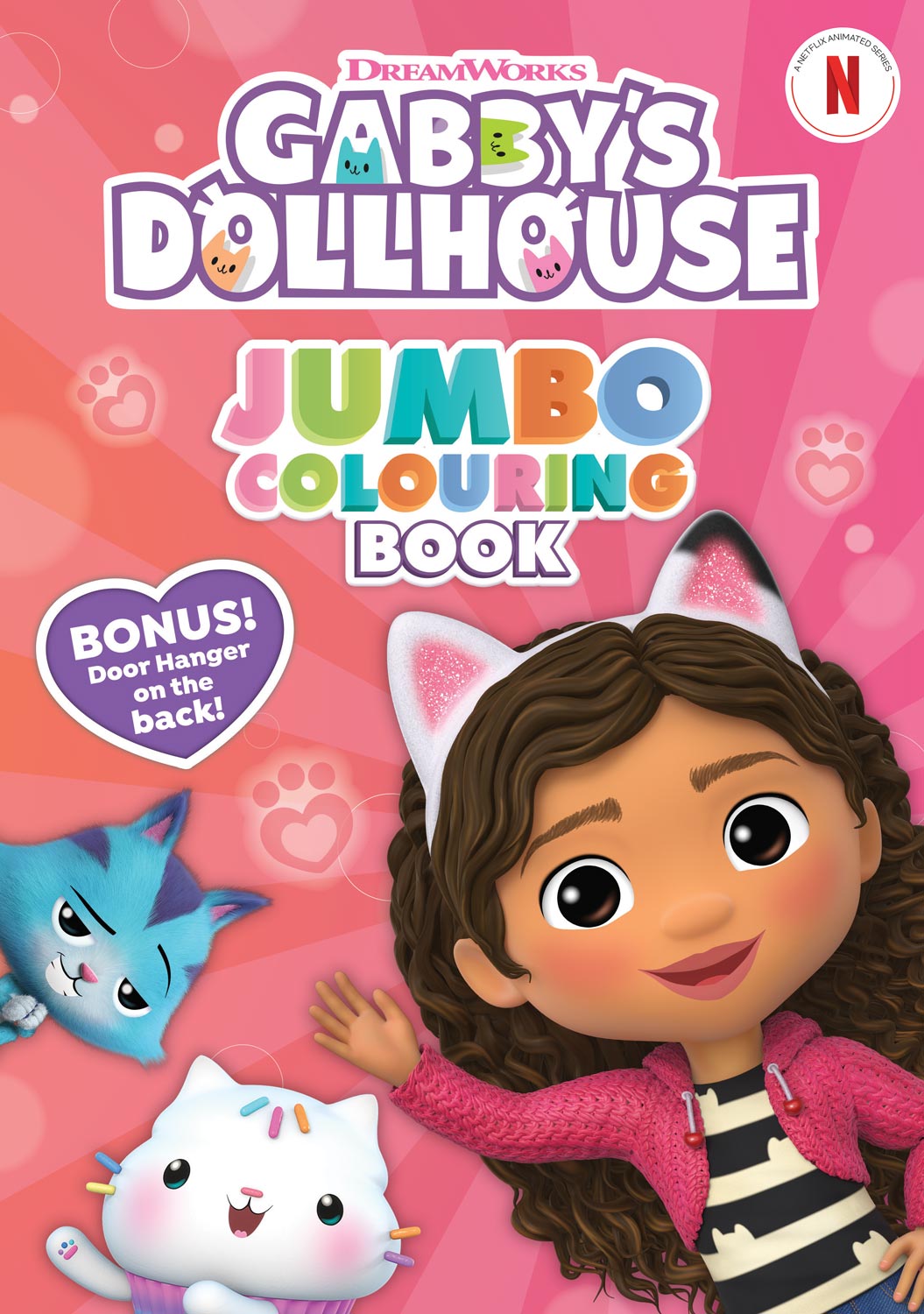 Jumbo Colouring Book - Girls Assorted