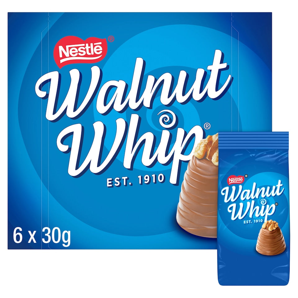 Nestle Walnut Whip 6pk 180g