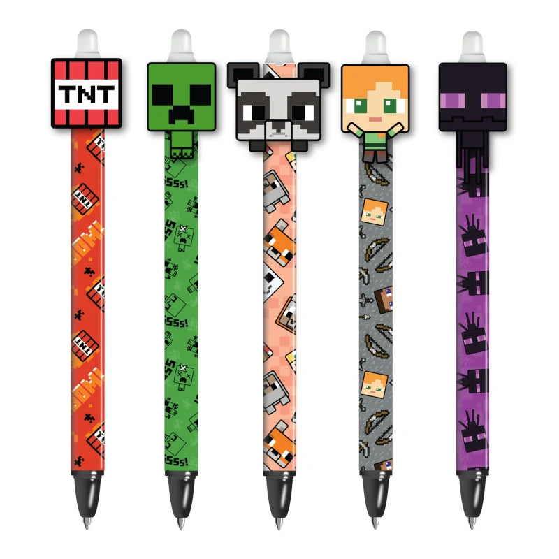 Minecraft Erasable Ink Gel Pens