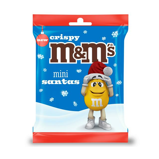M&M's Mini Crispy Santa Bag 55g