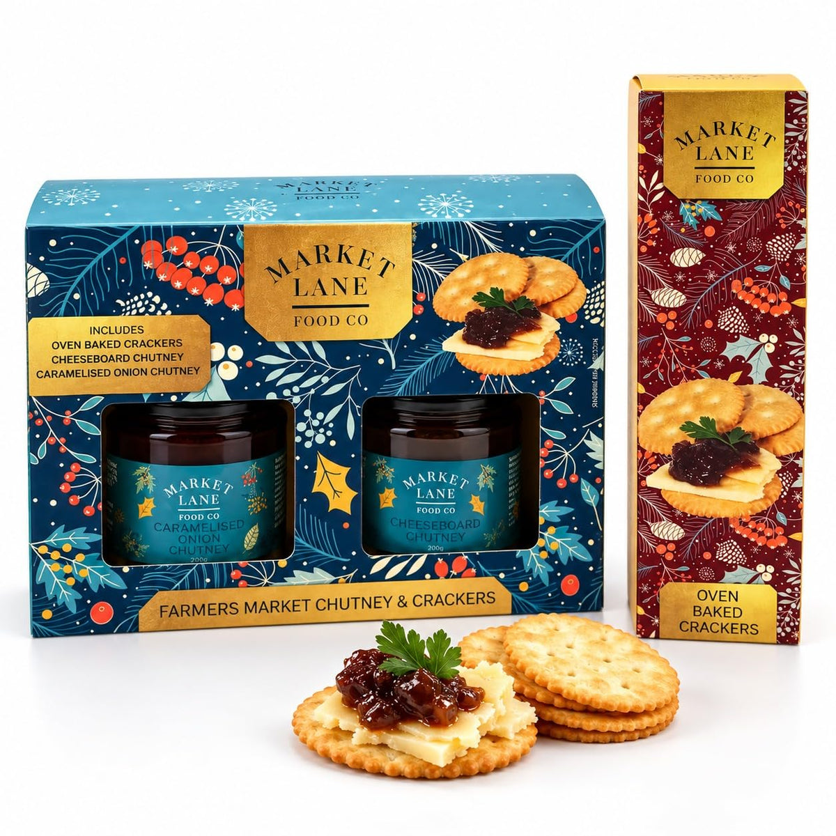 Market Lane Cracker & Chutney Set