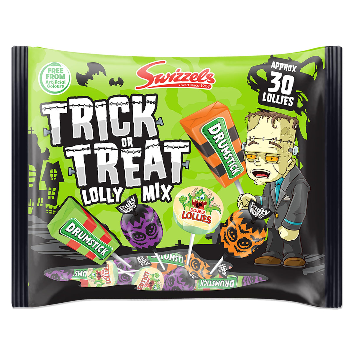 Swizzels Trick Or Treat Lolly Mix 330g