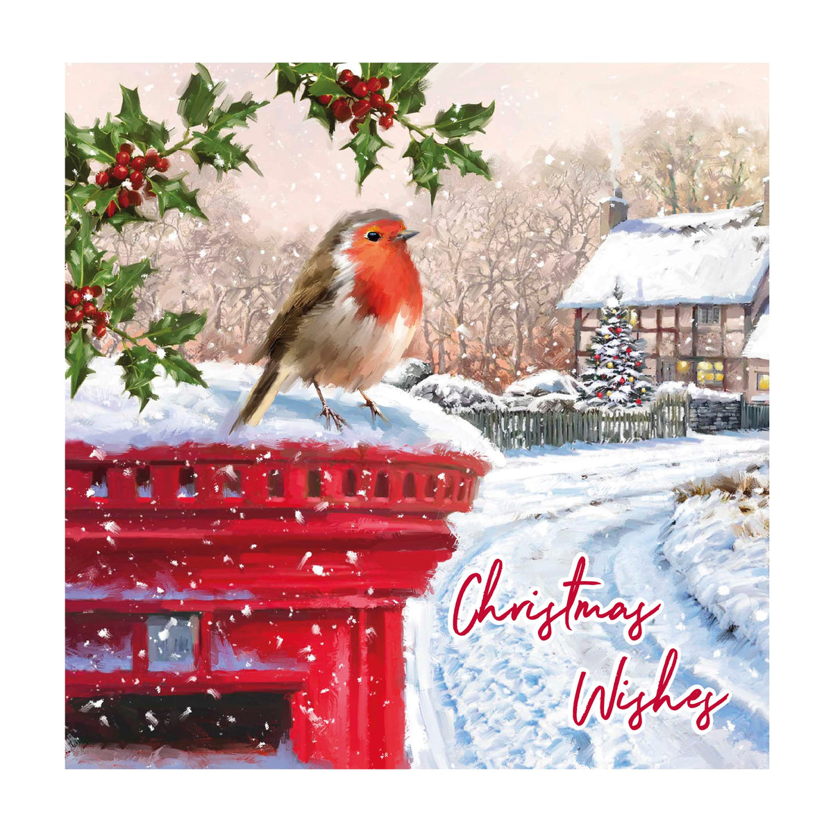 Snowman/Robin Cards 12pk