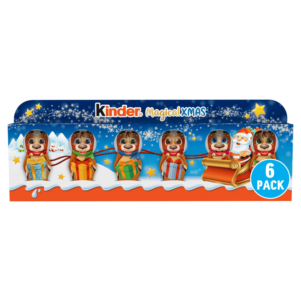 Kinder Christmas Figures 6pk 90g