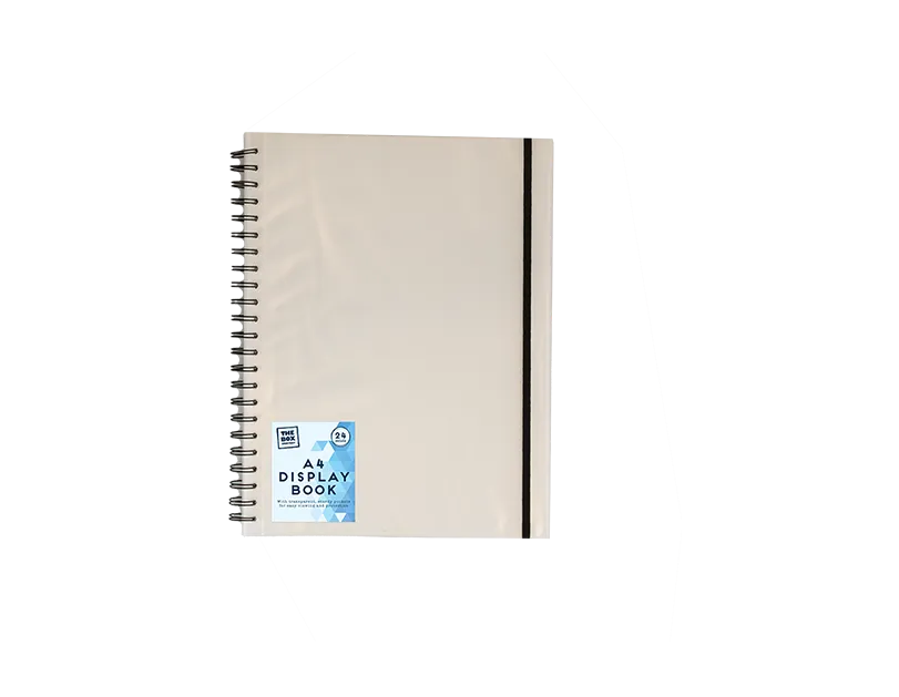 A4 Clear Display Book - 24 Clear Pockets
