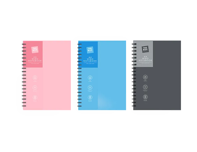 A4 Wiro Paper Notebook - 200 pages