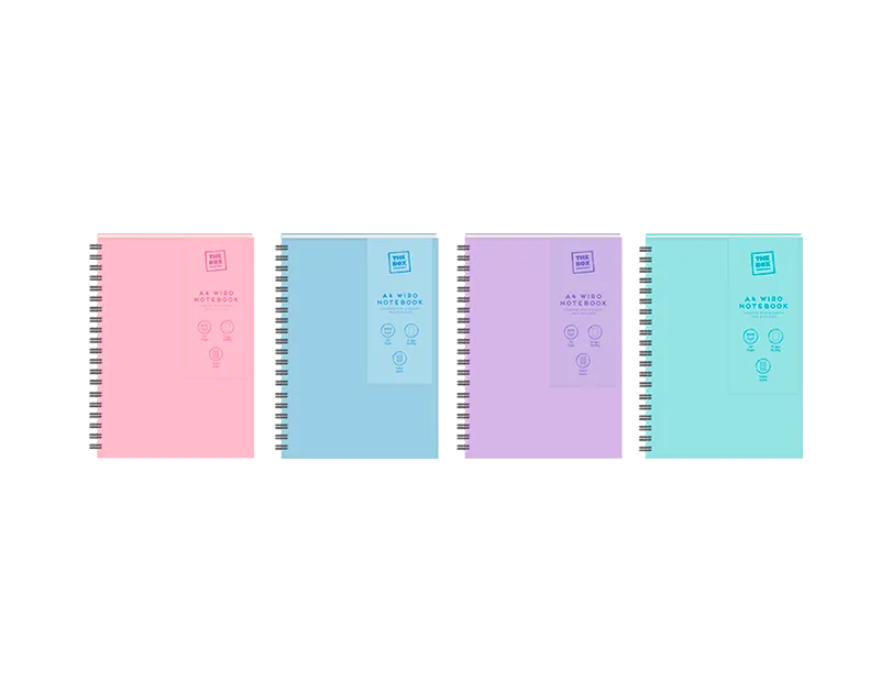 A4 Wiro Paper Cover Notebook