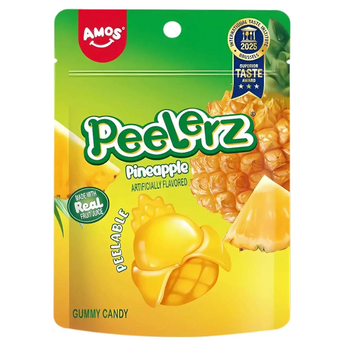 Amos Gummy Peelerz - Pineapple 65g