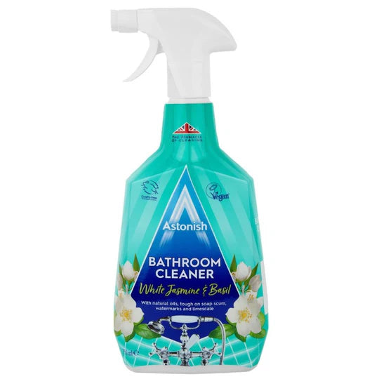Astonish Bathroom Cleaner Spray White Jasmine & Basil 750ml
