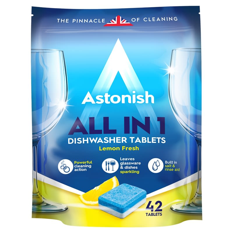 Astonish Dishwasher Tablets Lemon Fresh 42pk