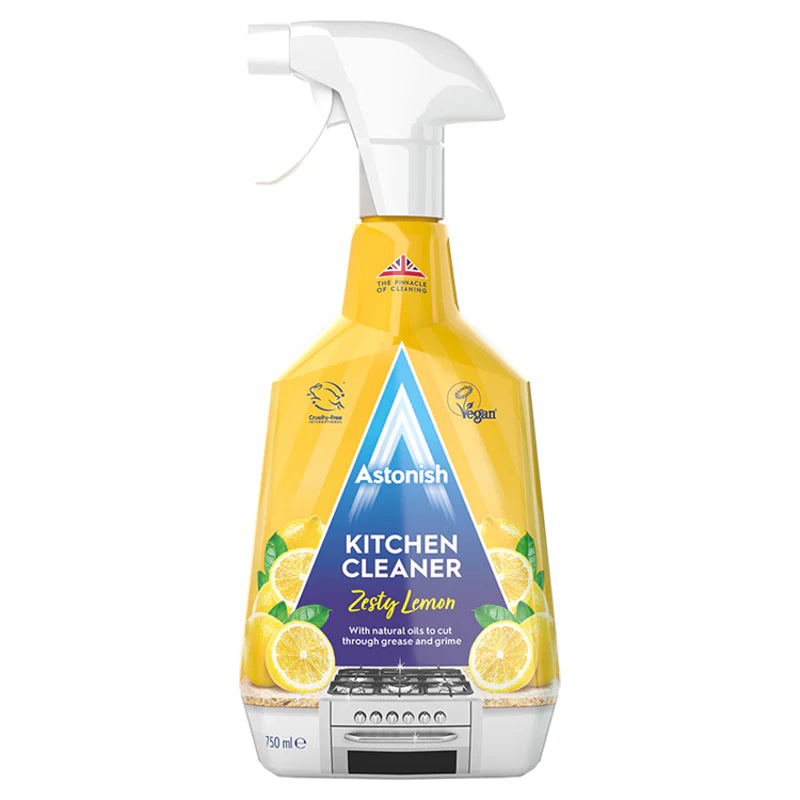 Astonish Kitchen Cleaner Spray Zesty Lemon 750ml