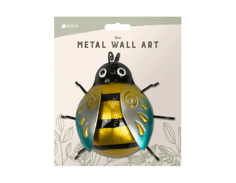 Metal Wall Decoration - Ladybird & Bee Assorted