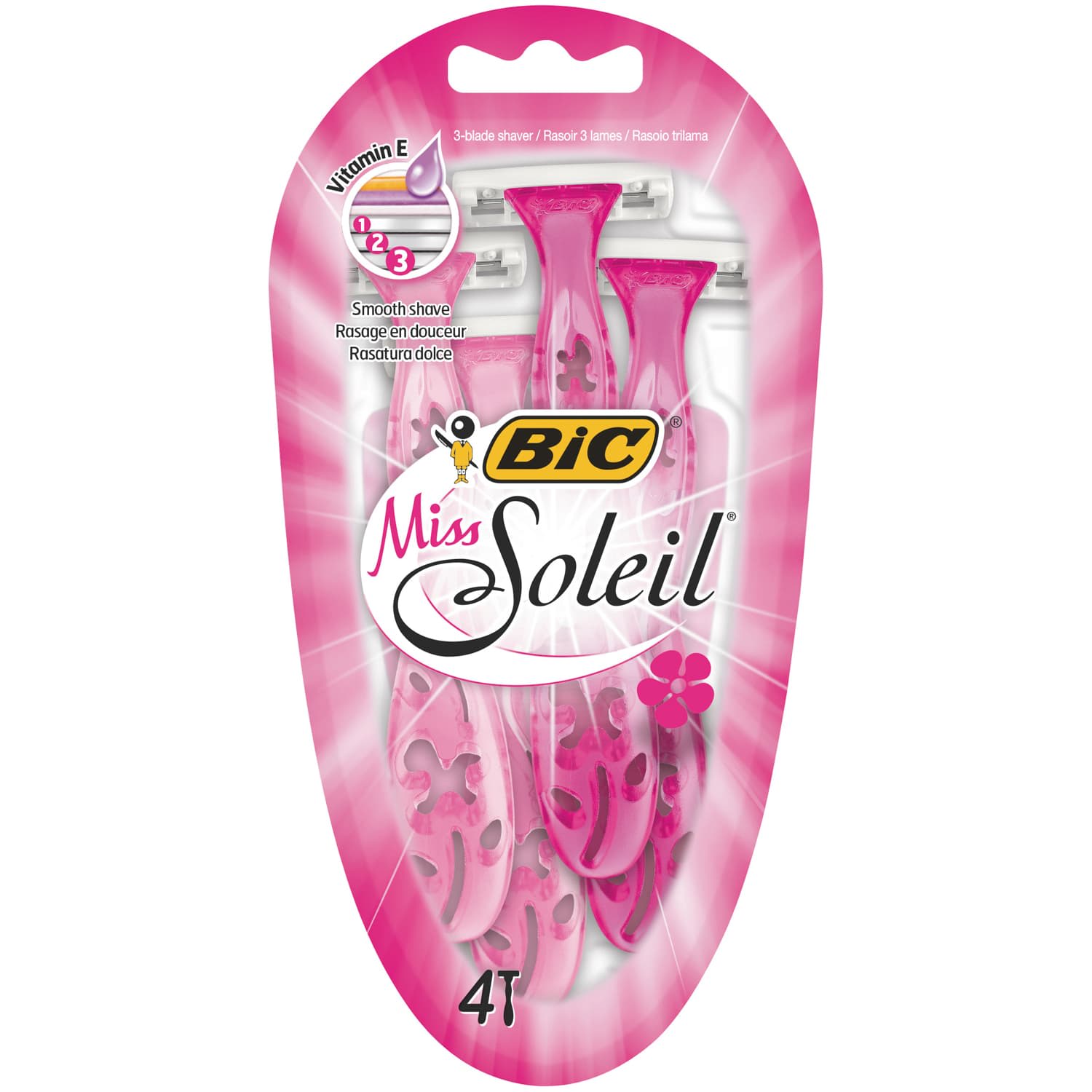 BIC Miss Soleil Ladies Disposable Razor 4pk