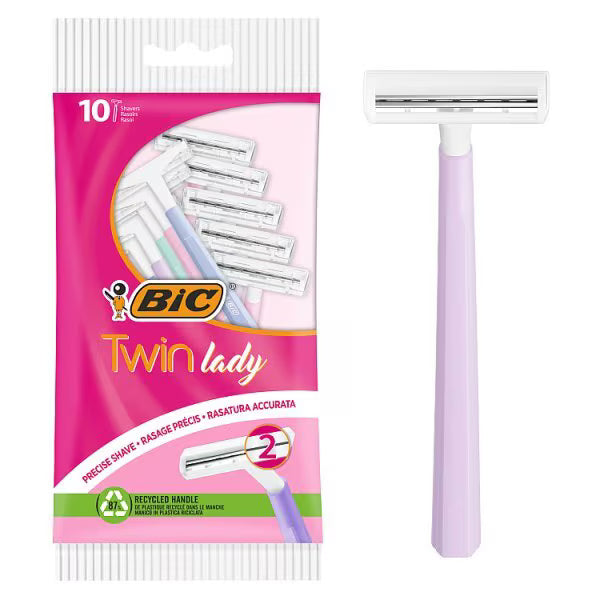 BIC Twin Lady Sensitive Razors 10pk