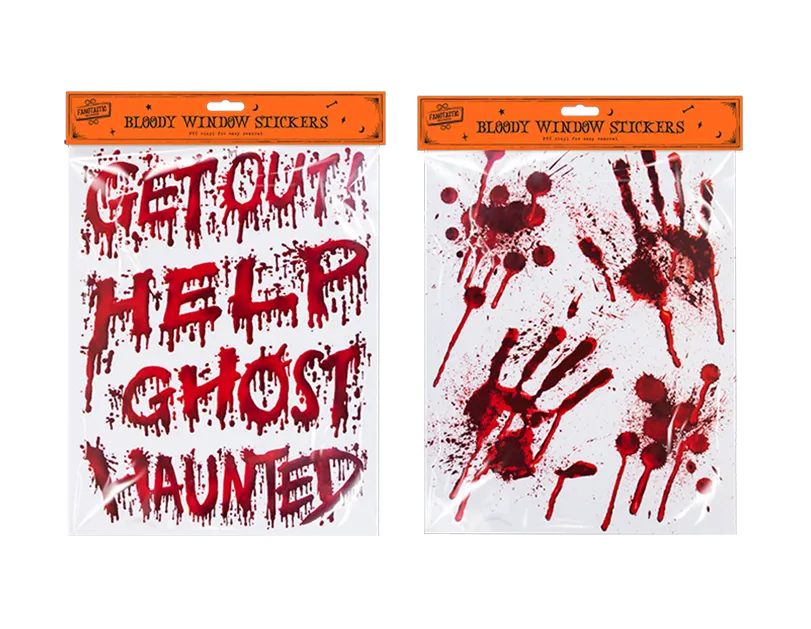 Halloween Blood Window Stickers