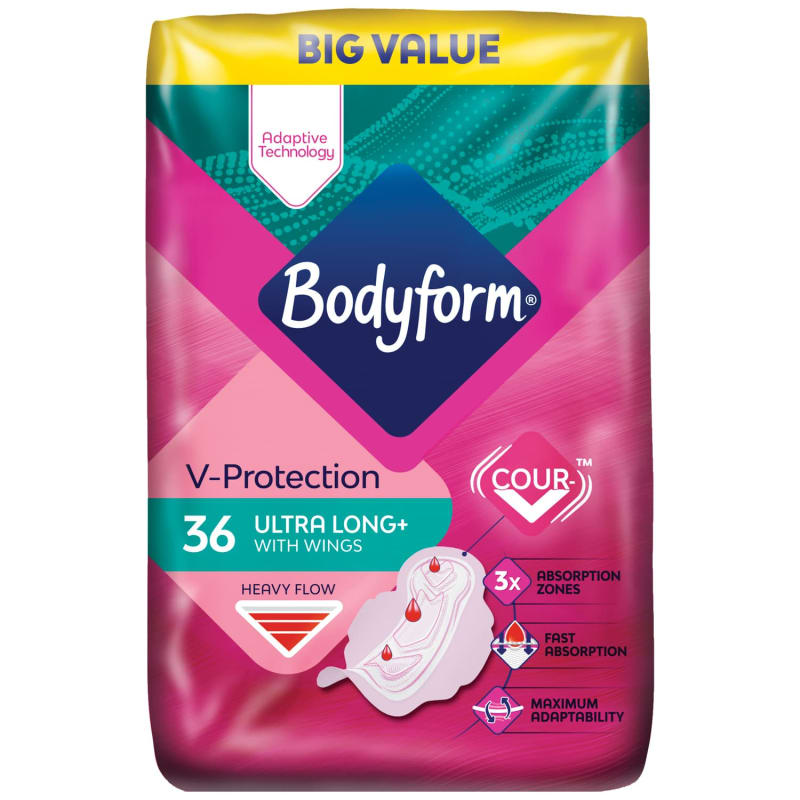 Bodyform Ultra Long with Wings 36pk