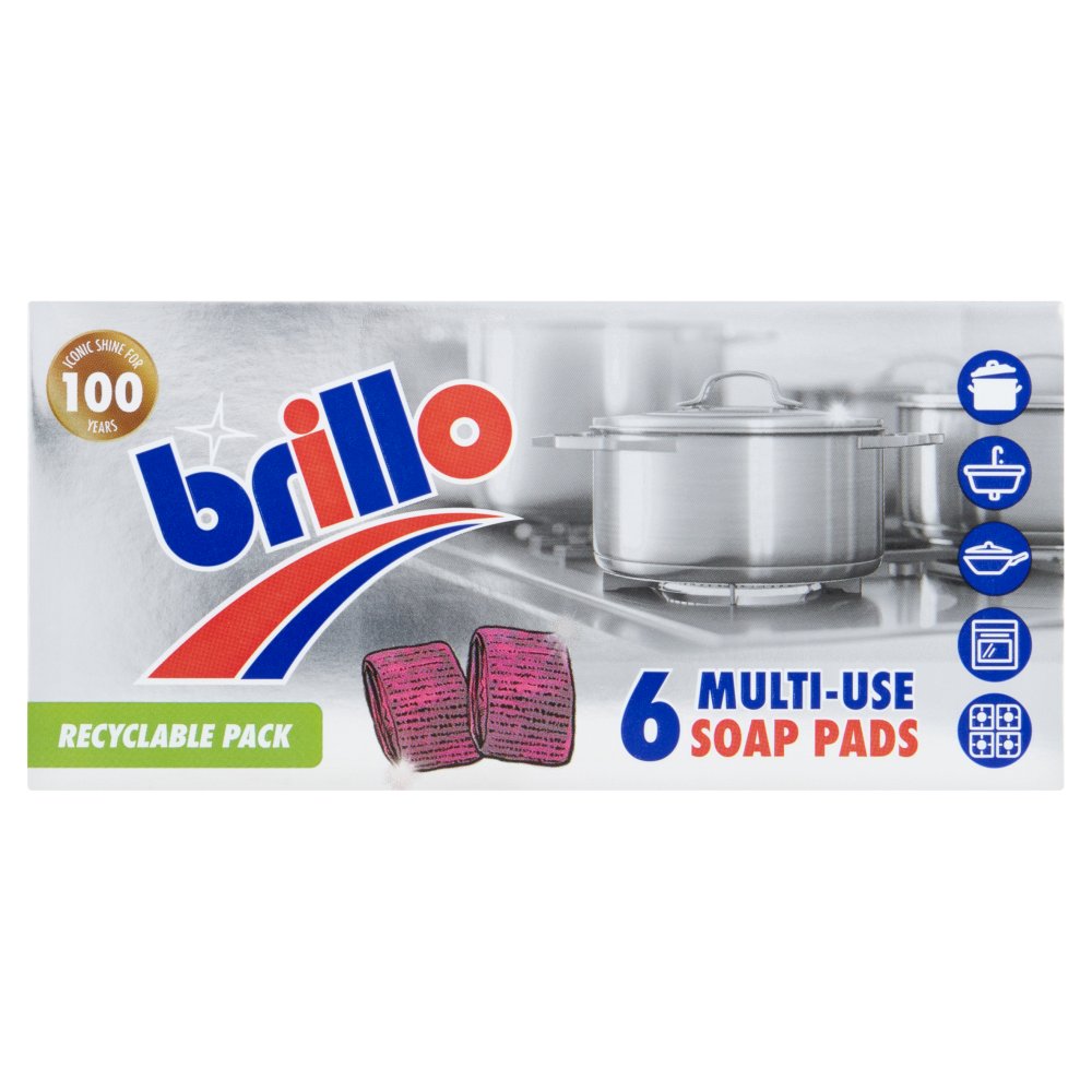 Brillo Multi-Use Soap Pads 6pk