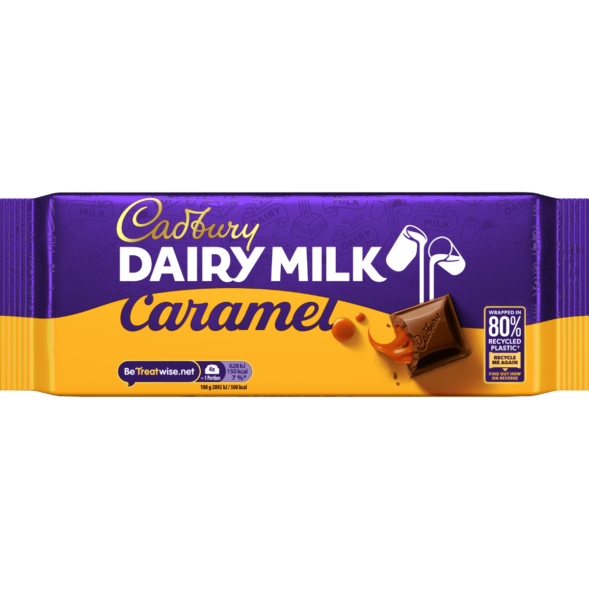 Cadbury Dairy Milk Caramel Chocolate Bar 180g