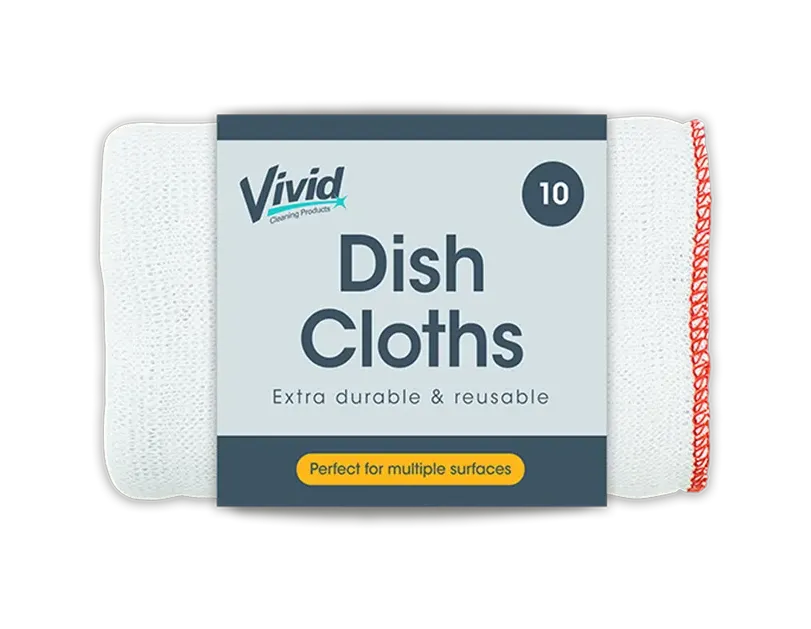 Vivid Dish Cloths 10pk