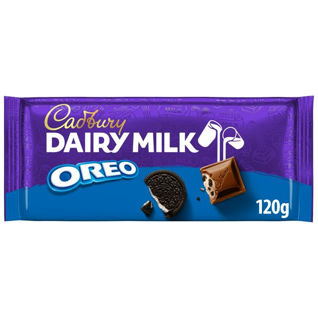 Cadbury Dairy Milk Oreo Cookies Chocolate Bar 120g