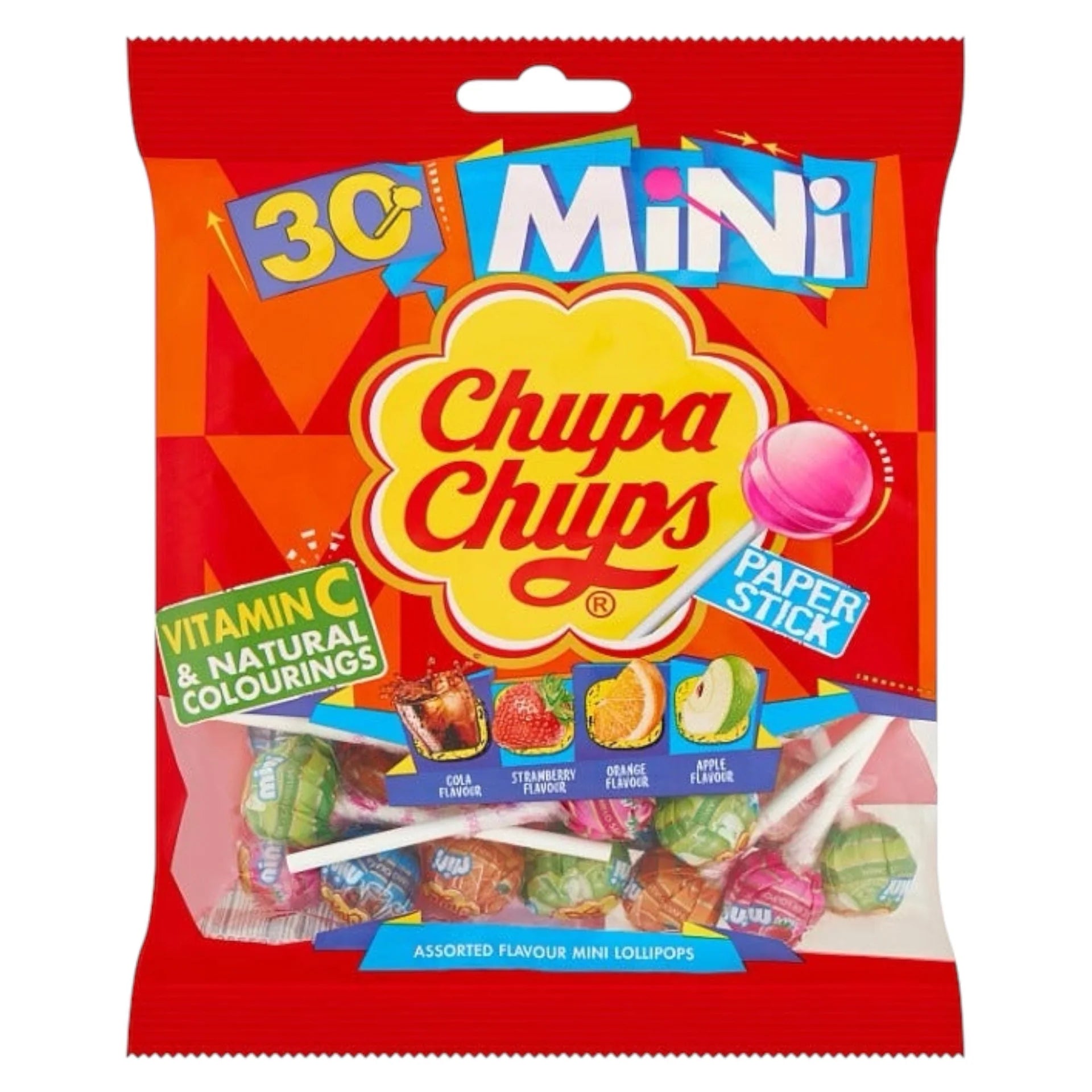 Chupa Chups Mini Lollipops 30pk