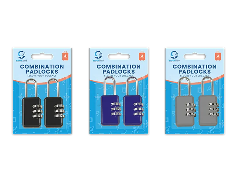 Combination Padlocks 2pk