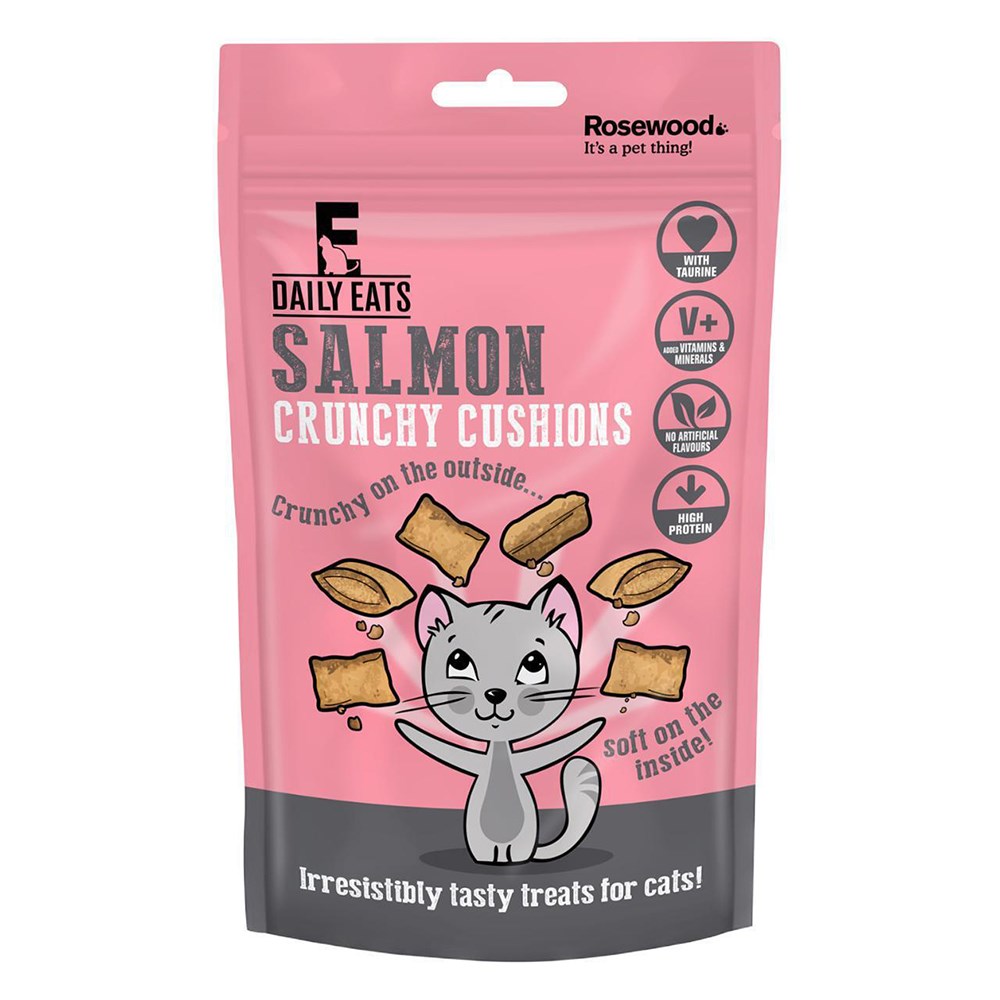 Rosewood Crunchy Salmon Cushions 60g