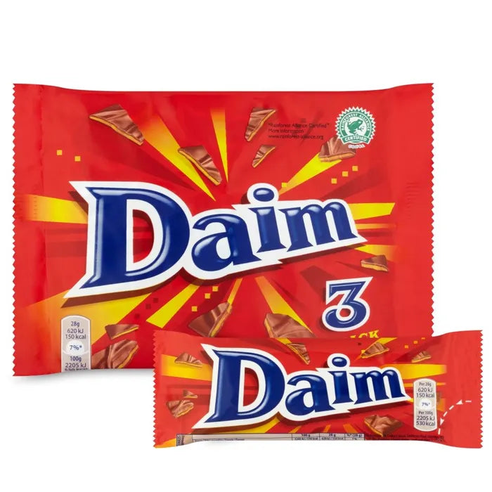 Daim Chocolate Bar 3 x 28g