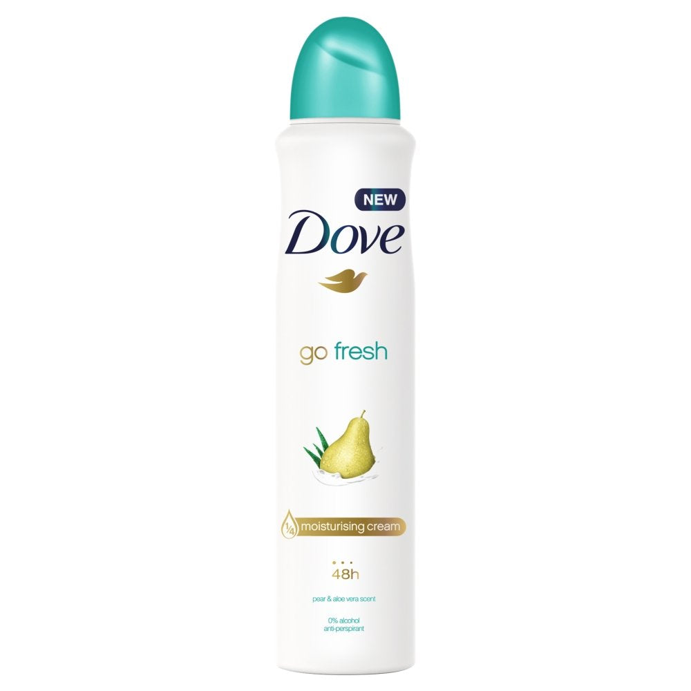 Dove Go Fresh Antiperspirant Spray Pear & Aloe Vera 250ml