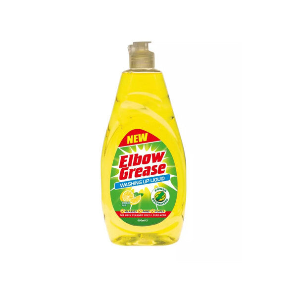 Elbow Grease Washing Up Liquid Lemon 600ml