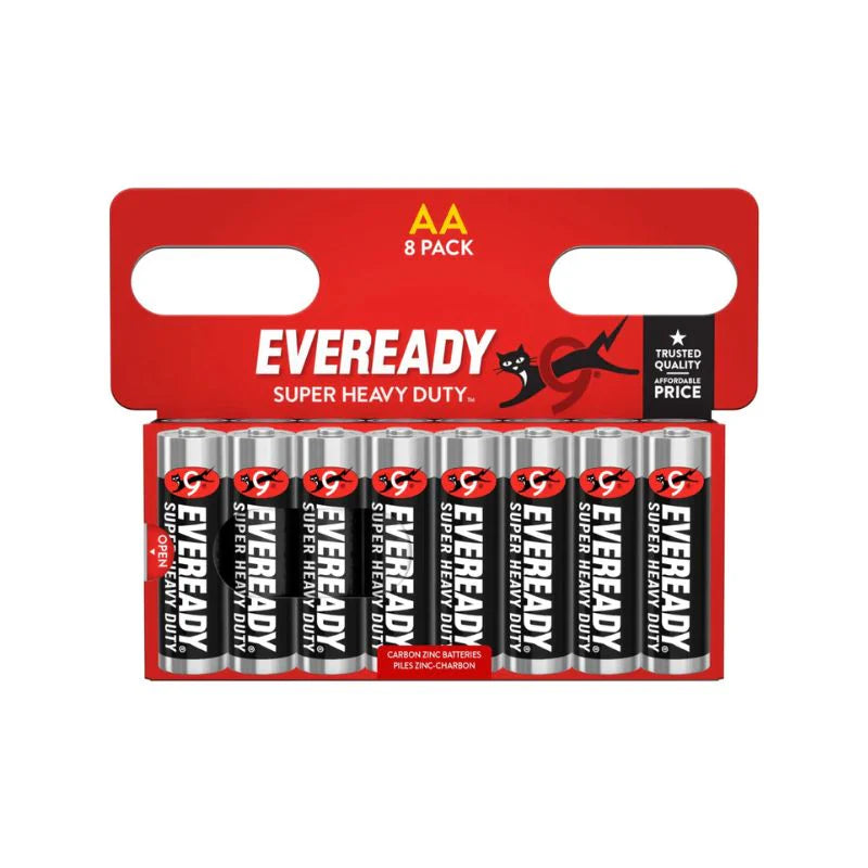 Eveready Super Heavy Duty AA 8pk