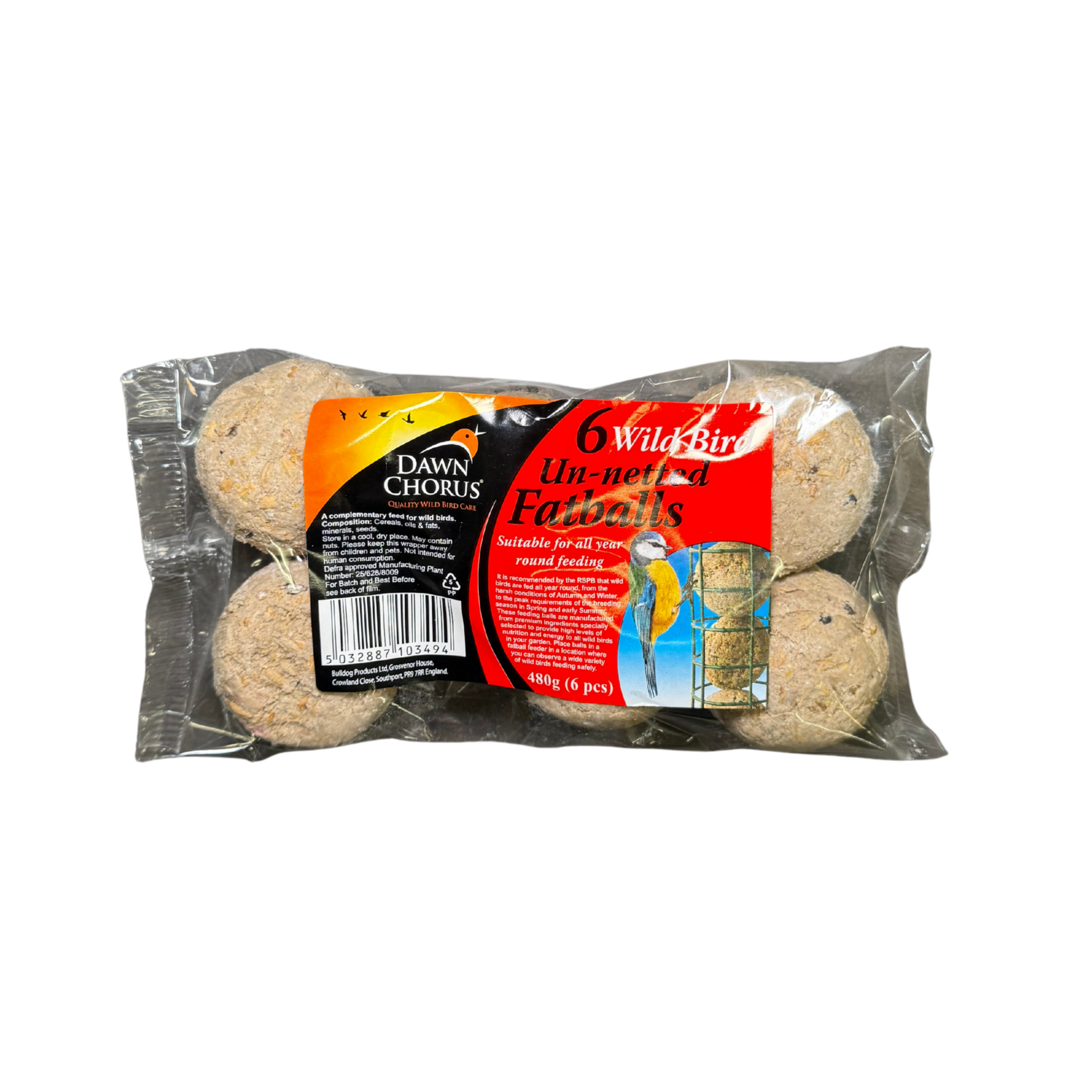 Wild Bird Fat Balls 6pk