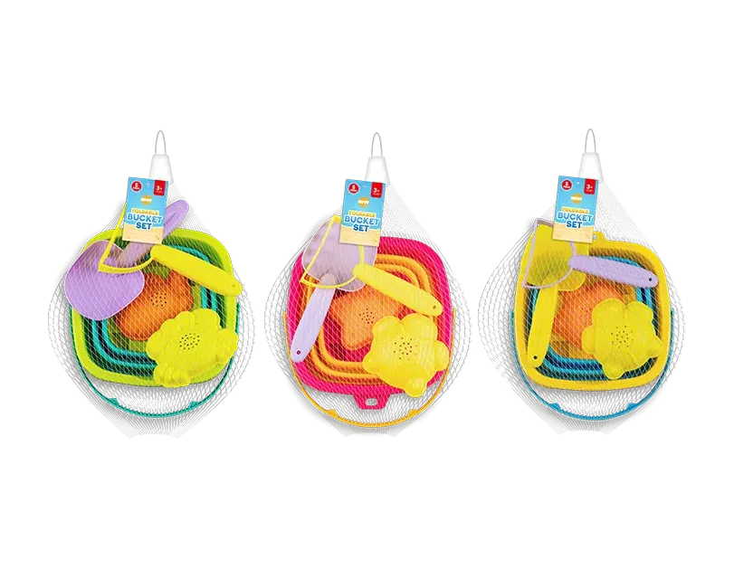 Foldable Bucket Set 5 Piece