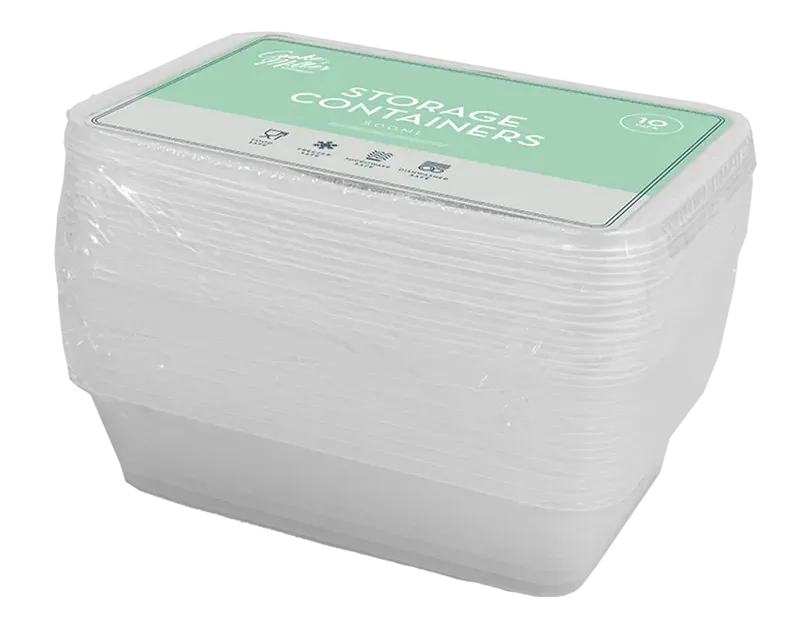 Food Storage Boxes 500ml 10pk