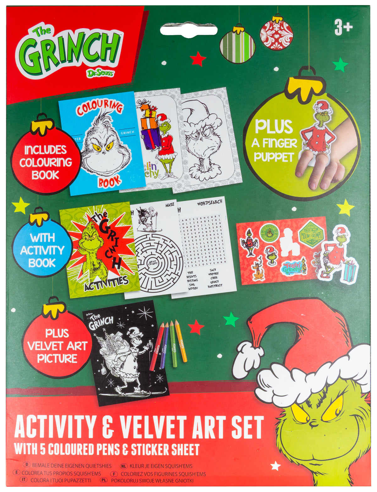 The Grinch Festive Activity Pack