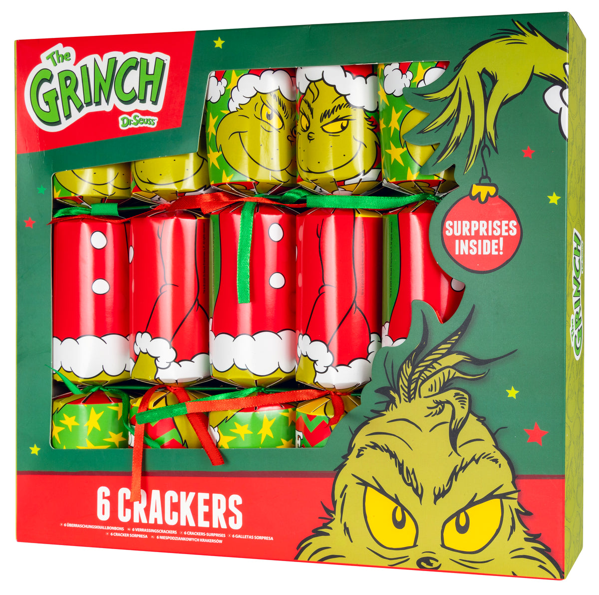 The Grinch 6 x 12" Crackers