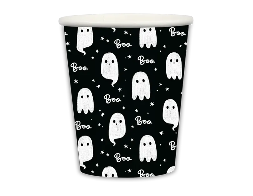 Ghost Printed Paper Cups 20pk