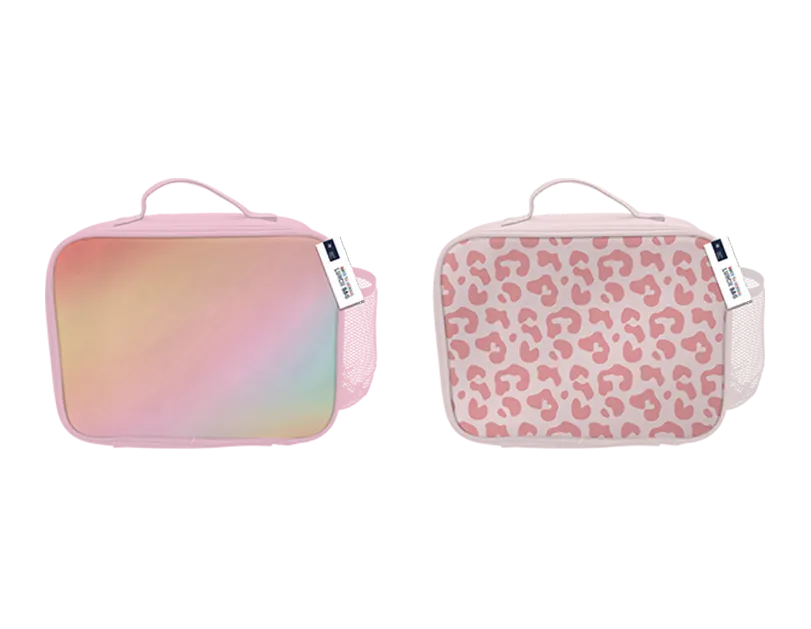 Girls Lunch Bag Pastel / Animal Print