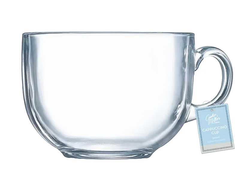Glass Cappuccino Cup 450ml