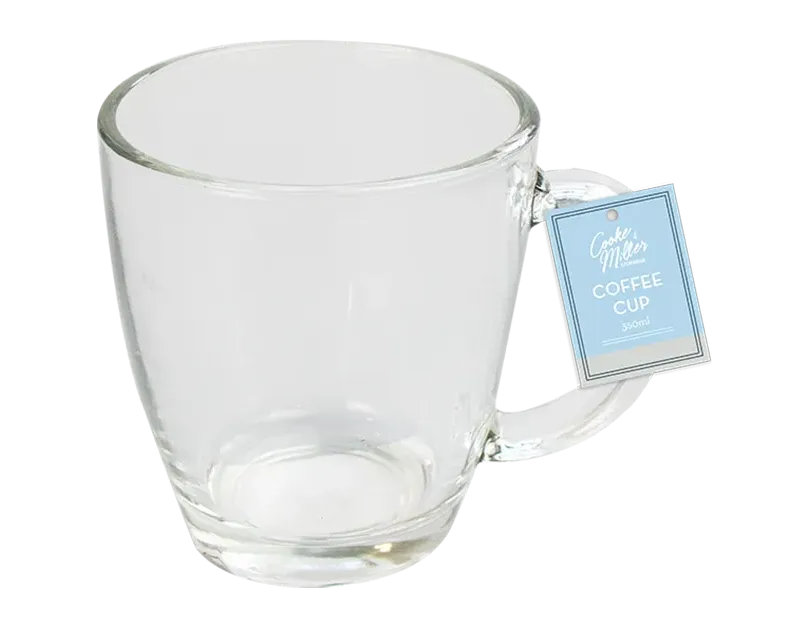 Glass Coffee Cup 350ml