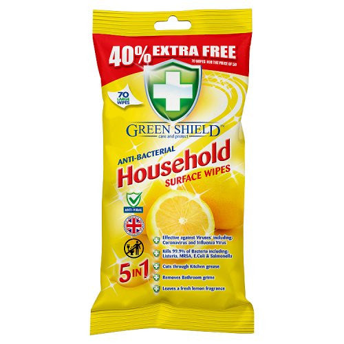 Greenshield Household Anti Bacterial Surface Wipes