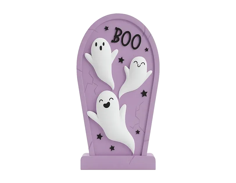 Halloween Cute Character Tomb Stones