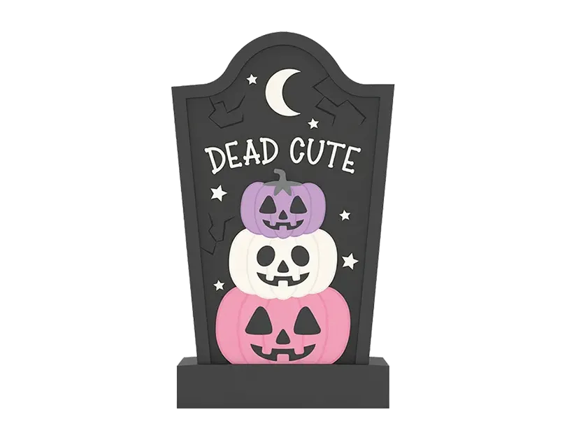 Halloween Cute Character Tomb Stones