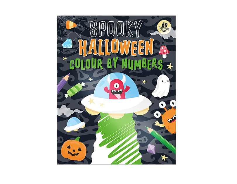 Halloween Colour Book By Numbers