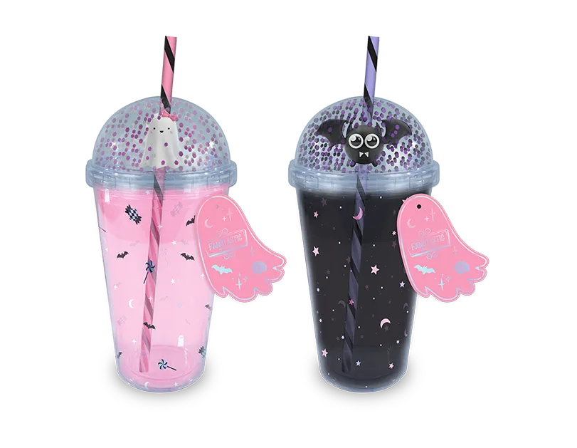 Halloween Dome Tumbler with Straw 400ml