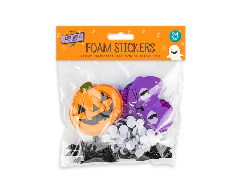 Halloween Foam Sticker Kit 24pk