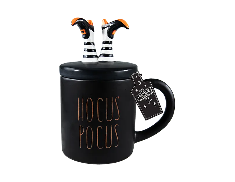 Halloween Lidded Witch Mug